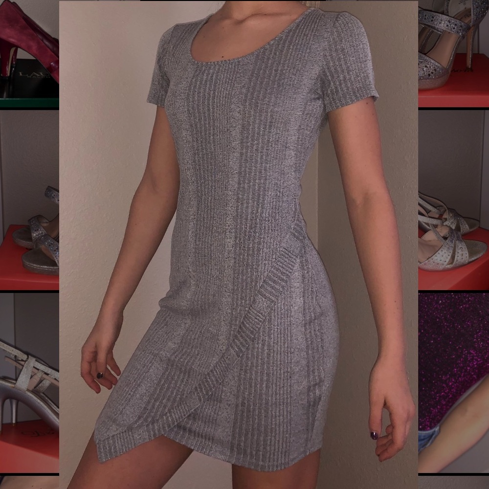 Grey Sweater Dress